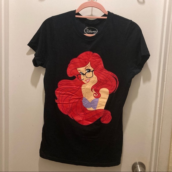 Disney Tops 6 8 Salelittle Mermaid Ariel With Glasses Eyeglasses Tee Tshirt Poshmark